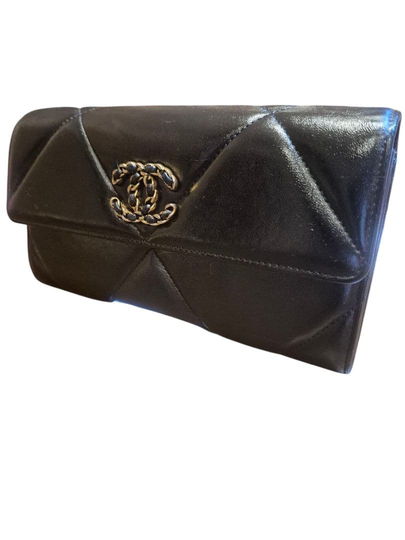 CHANEL　シャネル　ディズヌフ　マトラッセ　ラムスキン　ロングフラップ