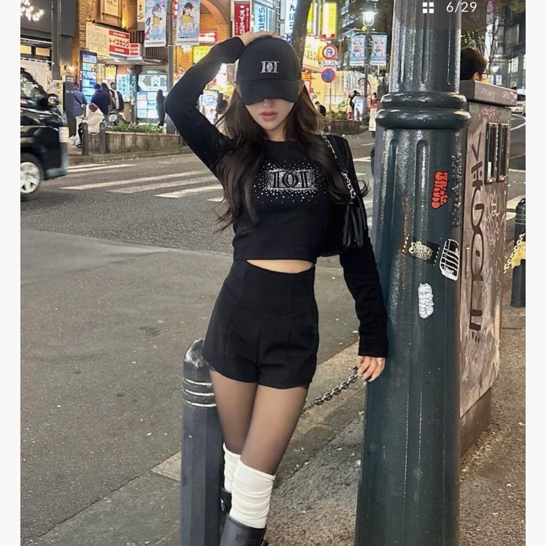 美シルエットショートパンツ　ダーリッチ