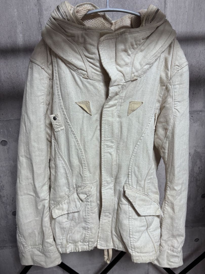 レア新宿ルミネ限定goaビックフード麻ミリタリージャケット➕今日限定値下げ中