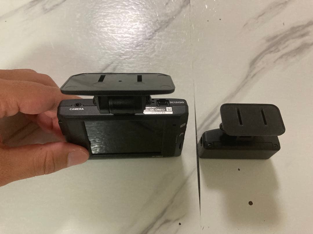 コムテック DC-DR652 前後2カメラ　ドライブレコーダー　DR210