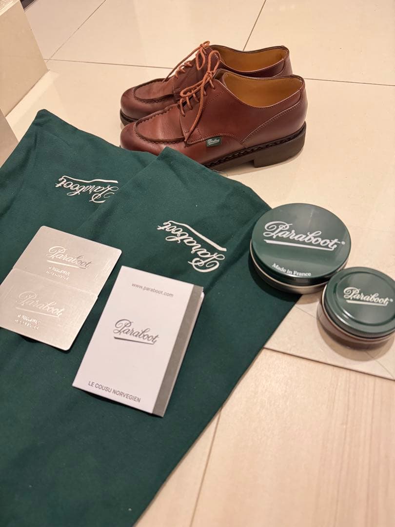 Paraboot パラブーツ 革靴　シャンボード　カフェ　サイズ6 2/1