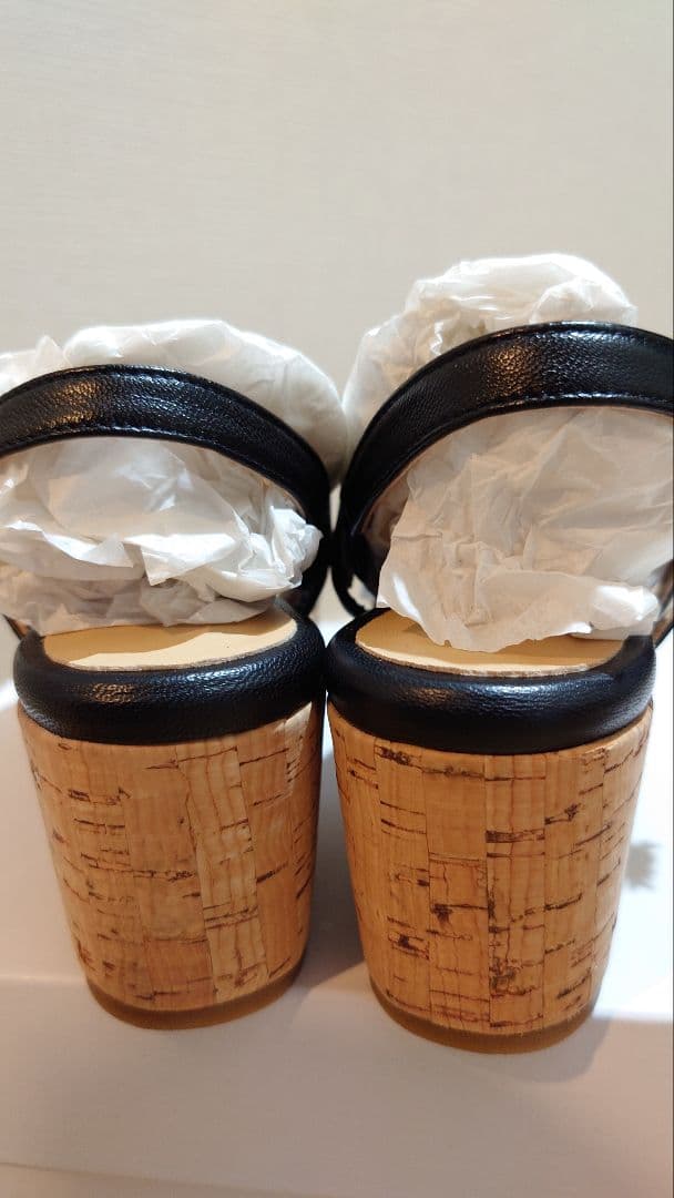 極美品【PELLICO SUNNY】フラワーストラップコルクソールサンダル