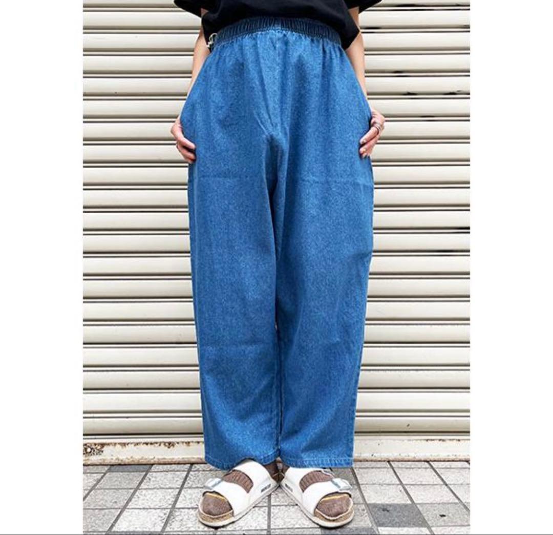 パンツ VOIRY SUNDAY PANTS DENIM [MID BLUE]