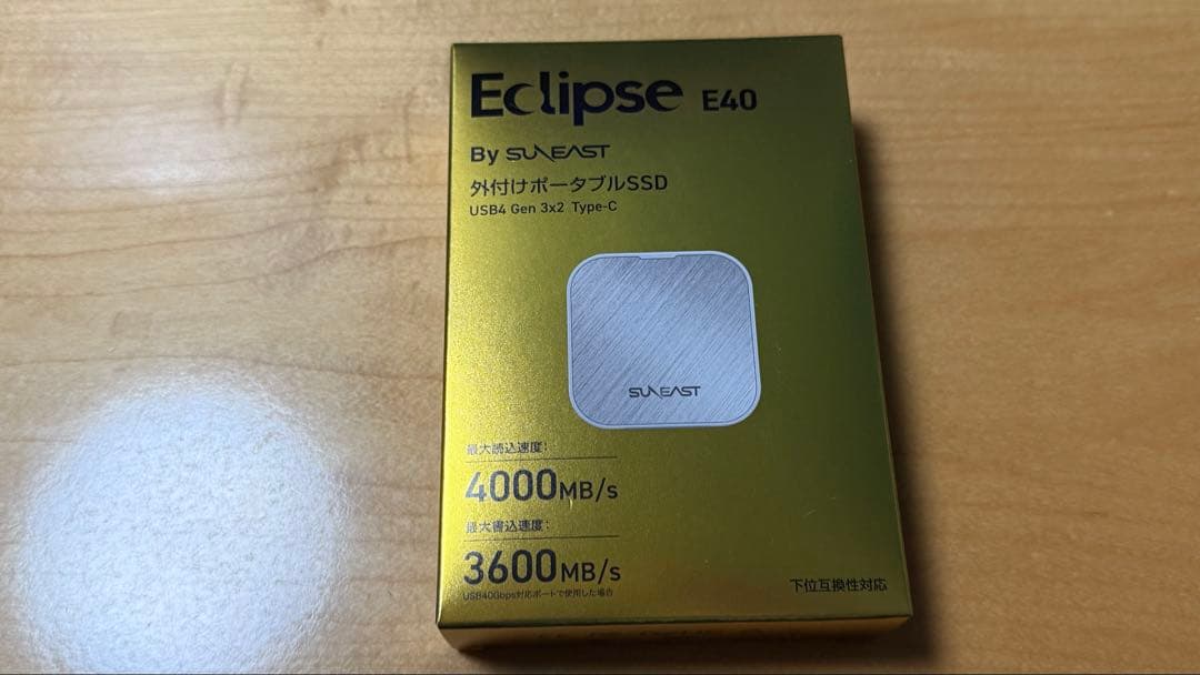 (新品同様)SUNEAST Eclipse E40 4TB ホワイト