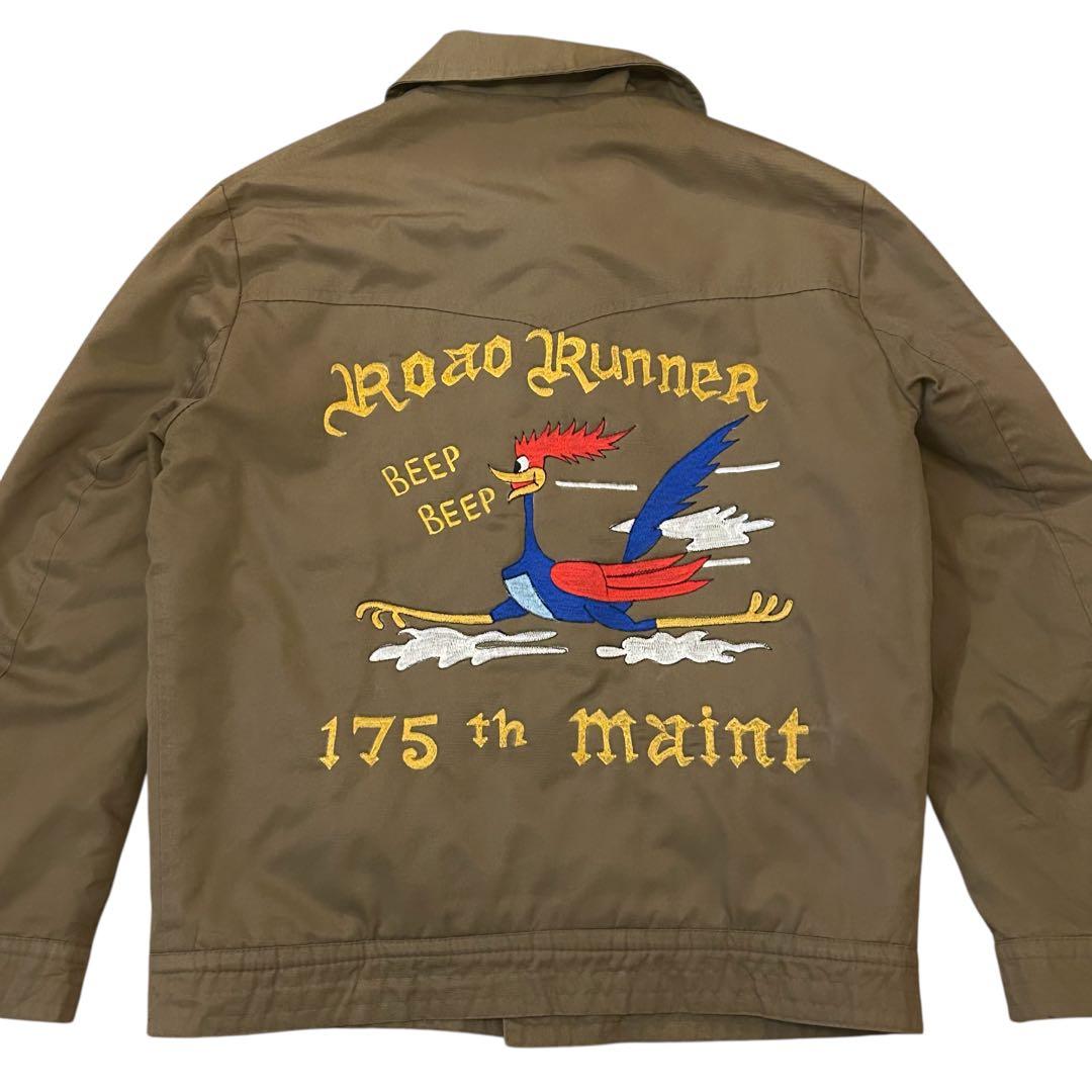 ロードランナー ボア ブルゾン スーベニア ベトジャン 刺繍 ミリタリー