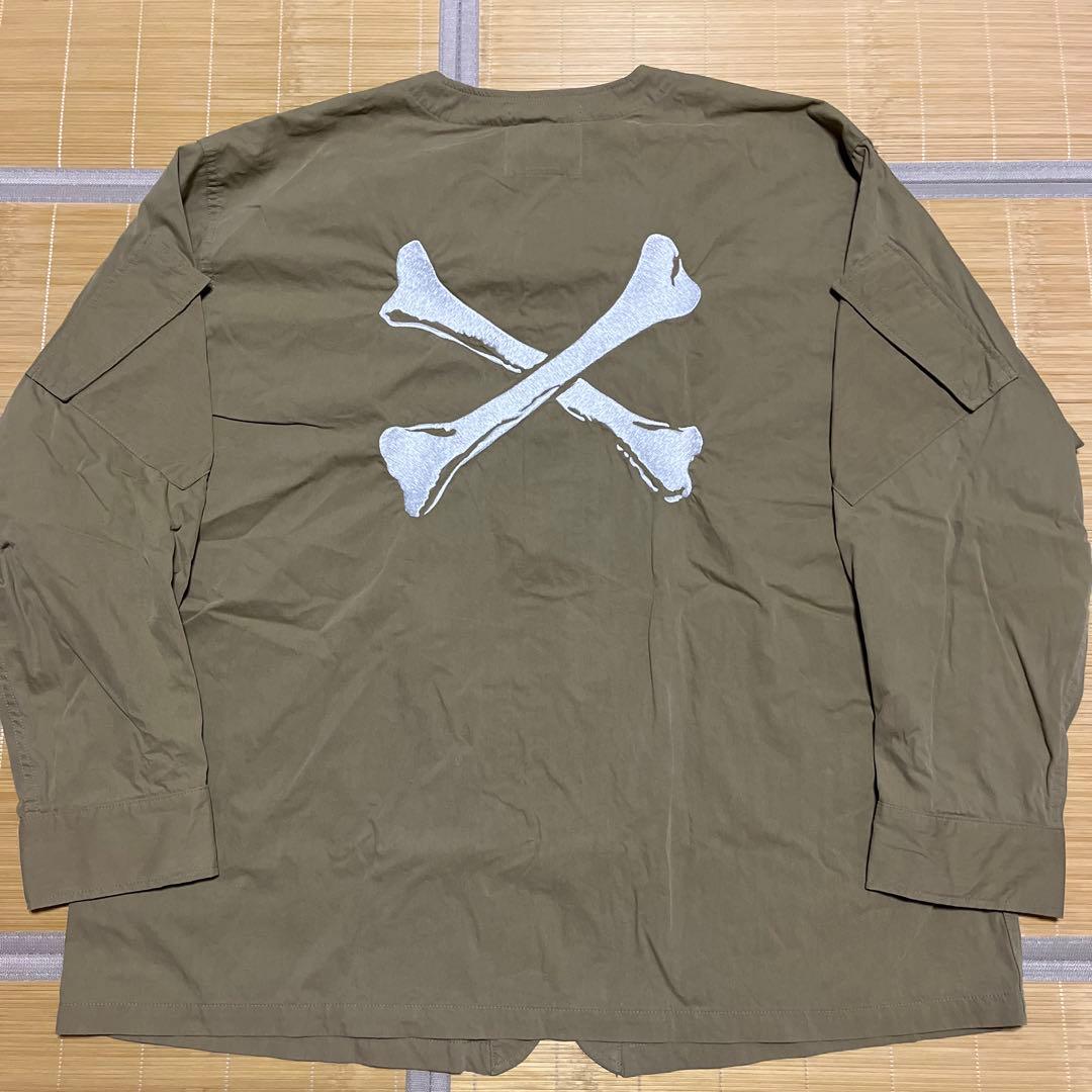 22aw WTAPS クロスボーン　SCOUT NYCO. TUSSAH シャツ