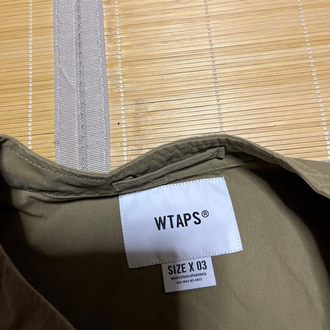 22aw WTAPS クロスボーン　SCOUT NYCO. TUSSAH シャツ