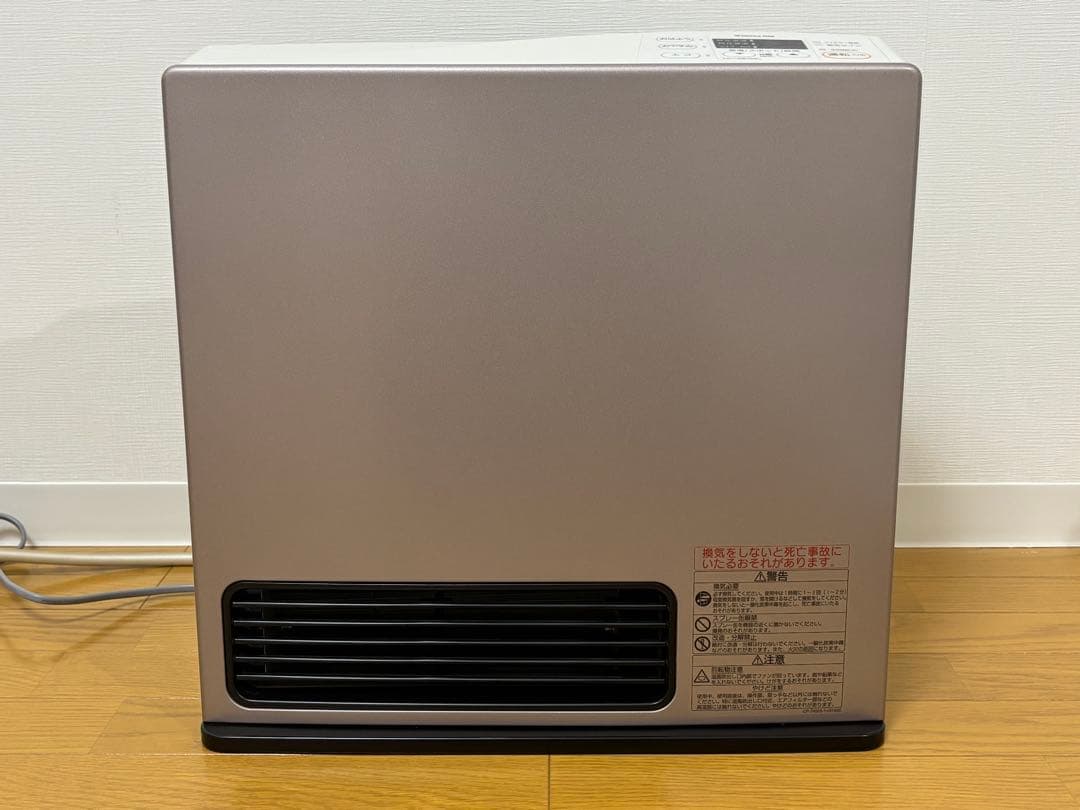 美品❗️ガスファンヒーター ホース付 リンナイRC-U4001E 2019年製