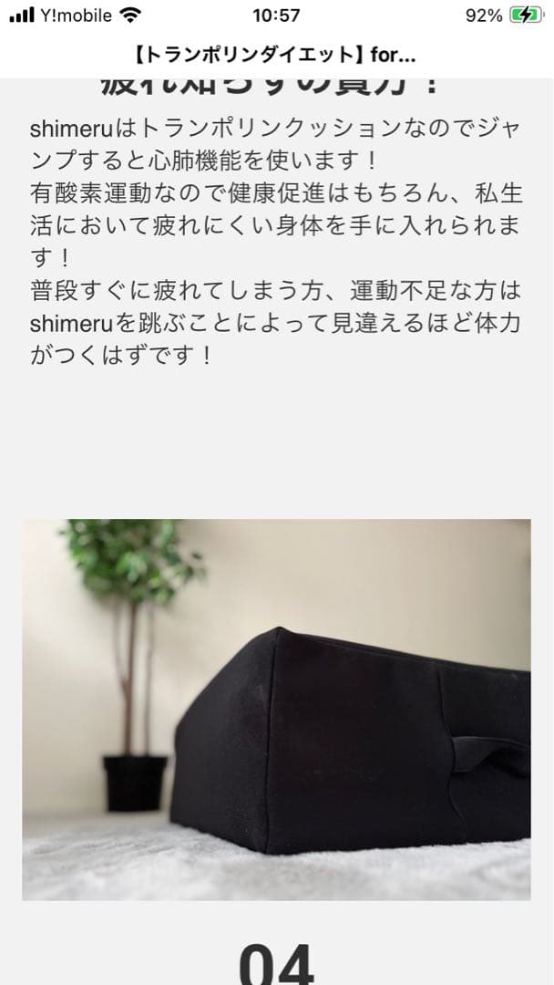 クッショントランポリン　shimeru