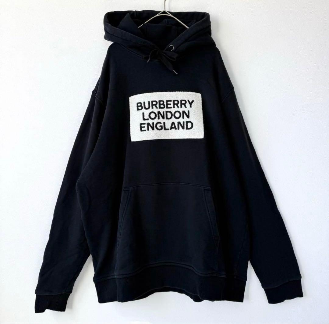 BURBERRY ブラック フーディ