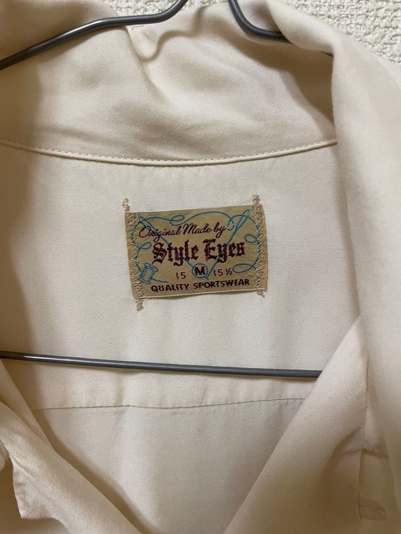 Style Eyes ホワイトショートスリーブシャツ M