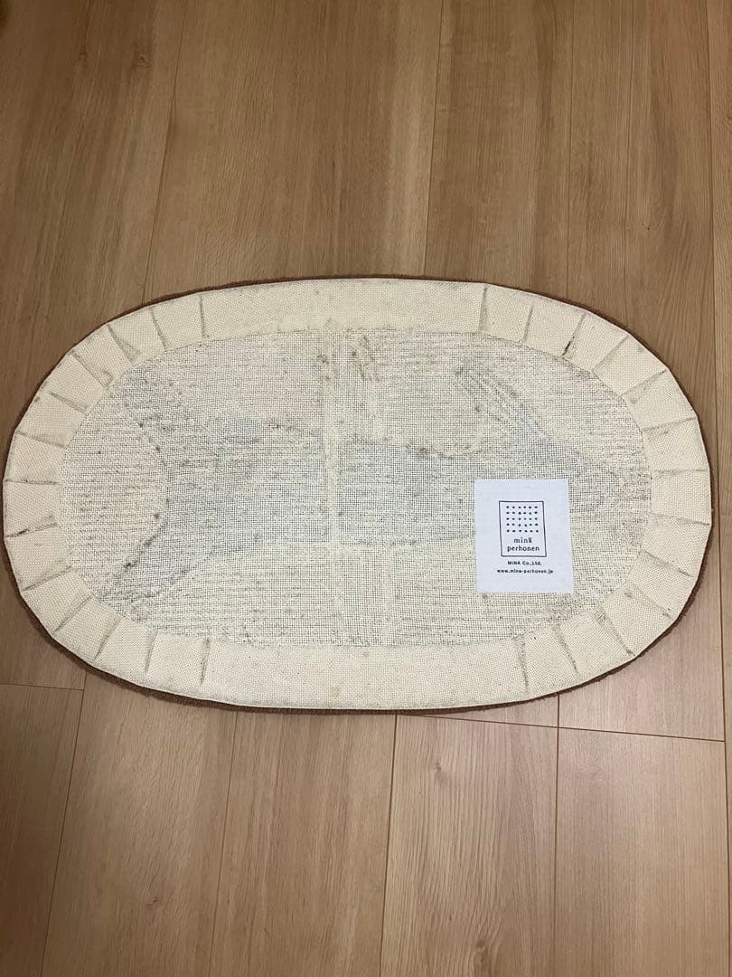 ミナペルホネン　ラグ　run run run