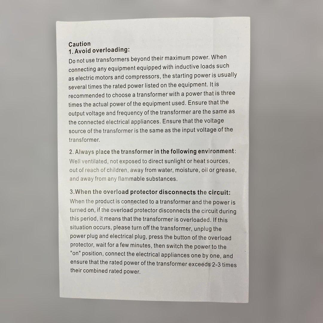 Beleeb 2000VA　昇圧　降圧　変圧器