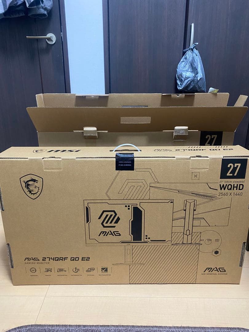 ディスプレイ・モニター本体 MSI mag274qrf-qd e2