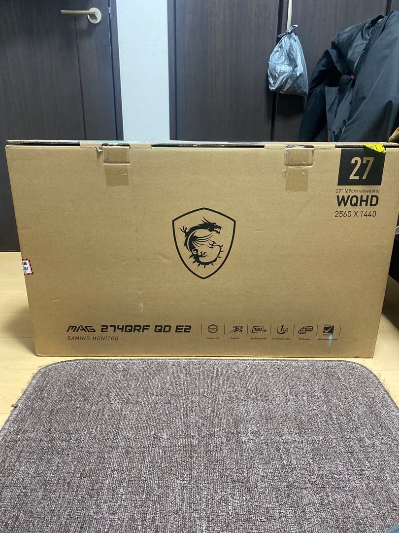 ディスプレイ・モニター本体 MSI mag274qrf-qd e2