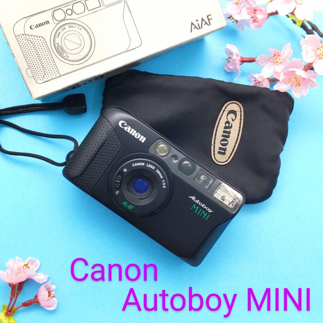 完動品◆極美品◇澄んだエモい写り◆昭和レトロCanon Autoboy MINI