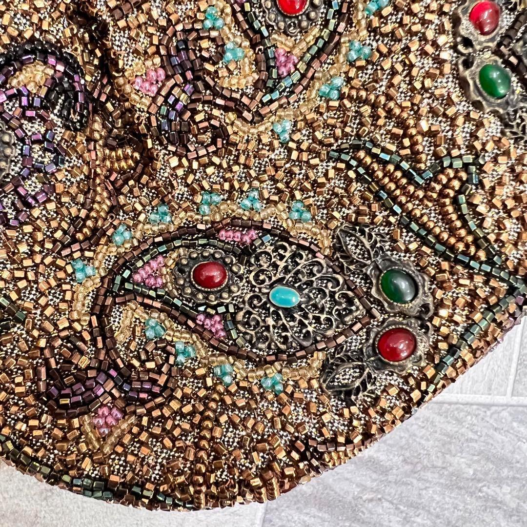 皇室御用達✨ LUMYはしもと ビーズバッグ ポシェット ヴィンテージ レトロ