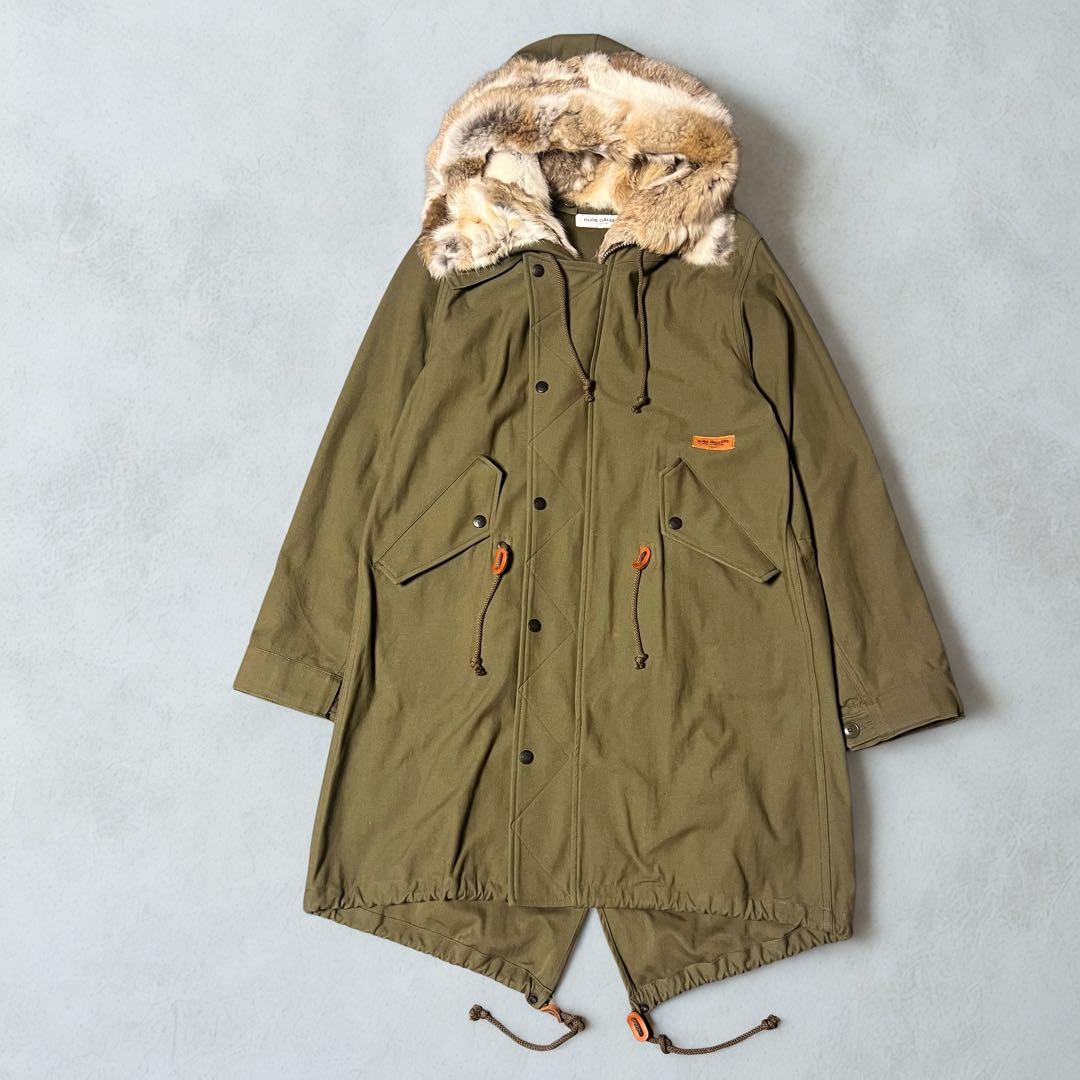 本日限定価格！ルードギャラリー　モッズコート　カーキ　ファー　※ライナーなし