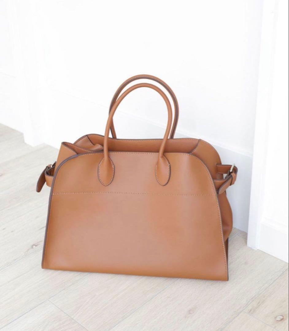 値下げ　リアルレザートートバッグ 大収納 the ROW マルゴー 風デザイン