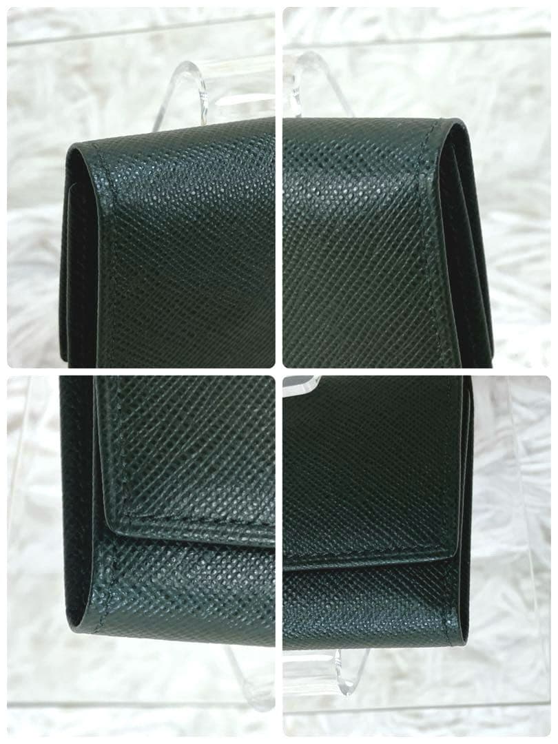 ✨新品 バーバリー ノバチェック キーケース ダークグリーン 4連 レザーノヴァ