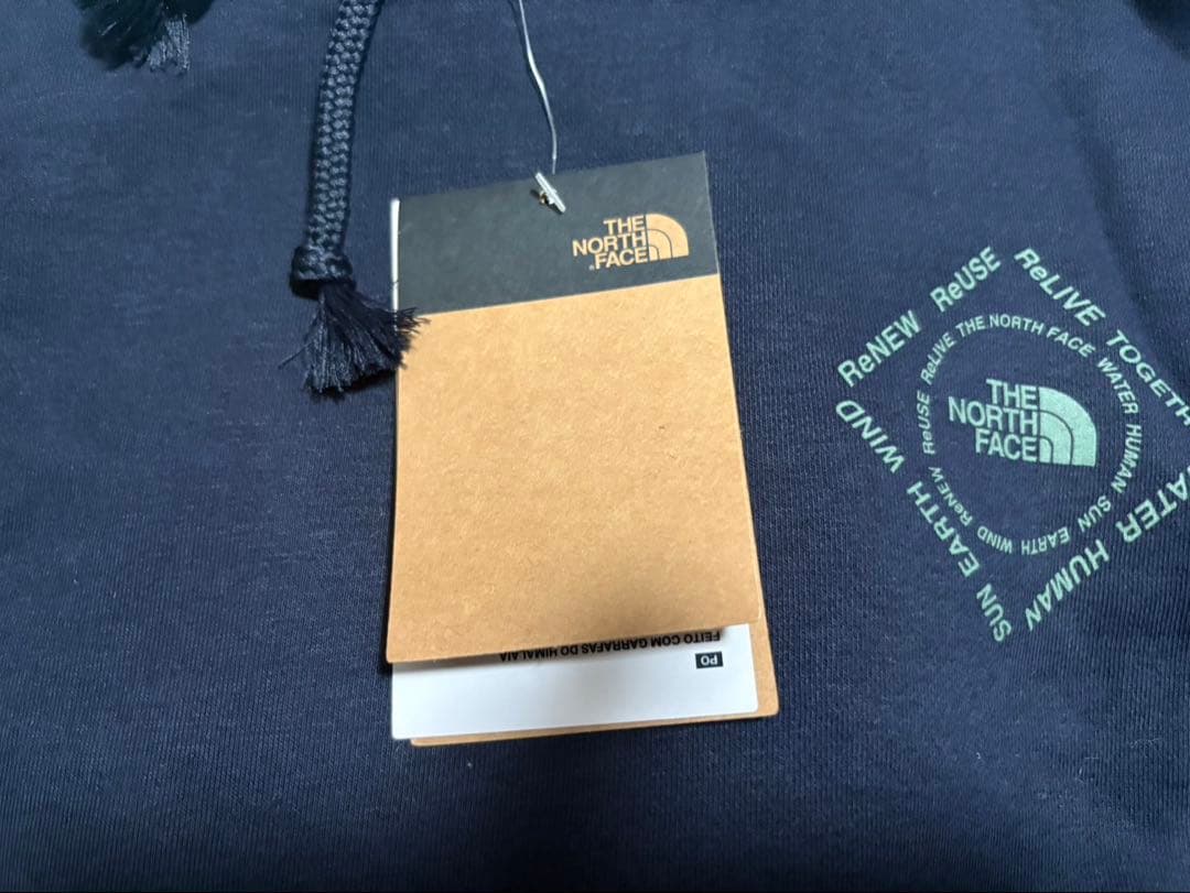 THE NORTH FACEノースフェイス スウェットパーカ ネイビー (M)