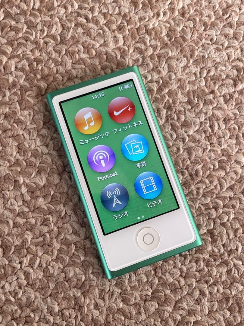 ☆動作確認済 iPod nano 第7世代 グリーン Bluetooth