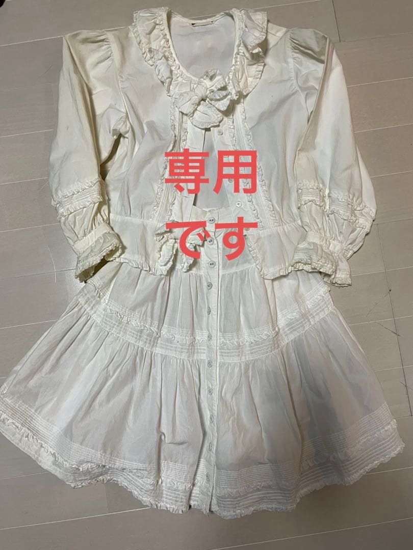 【naoko】Baby pink house 上下セット