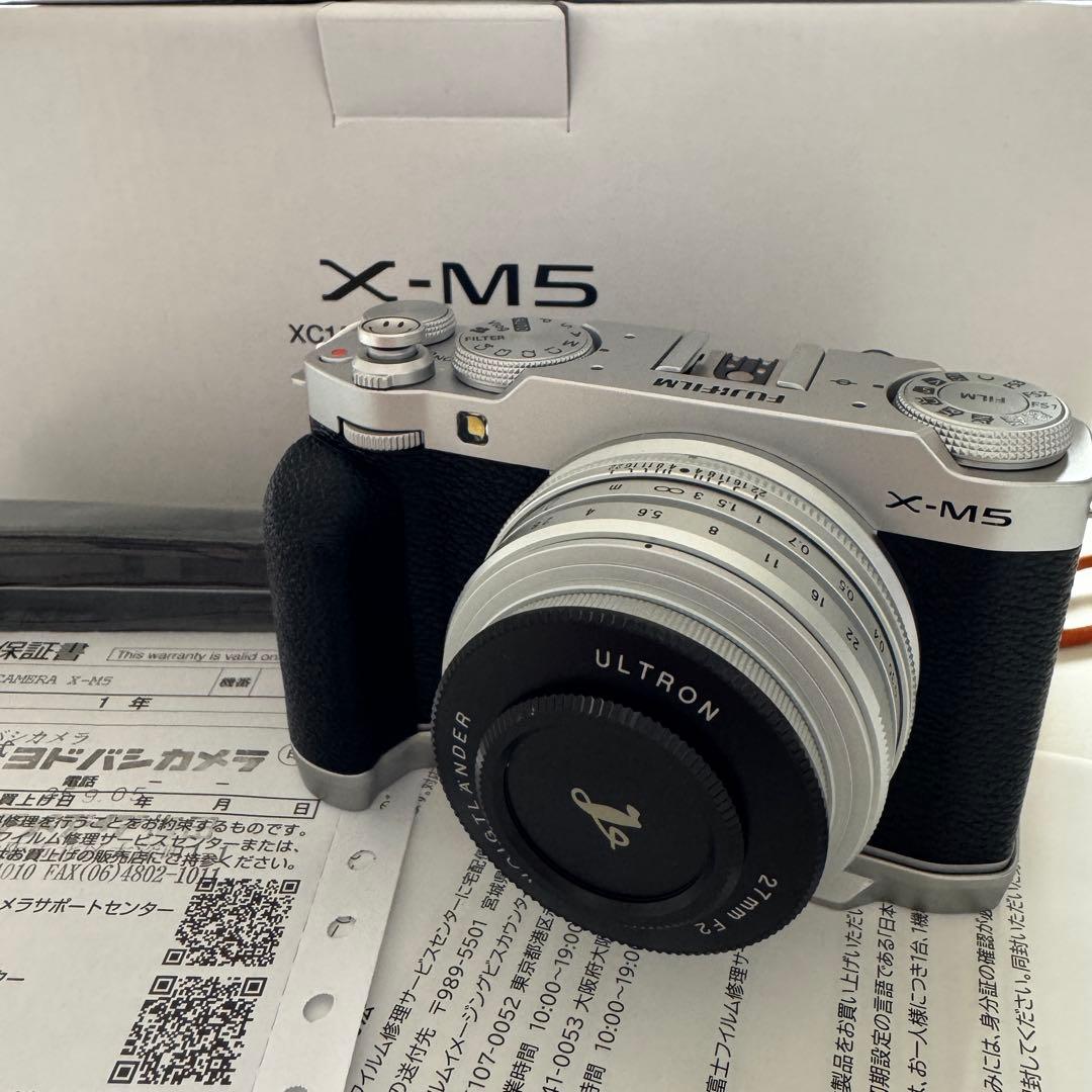 フジフィルムX-M5、フォクトレンダー27mmF2