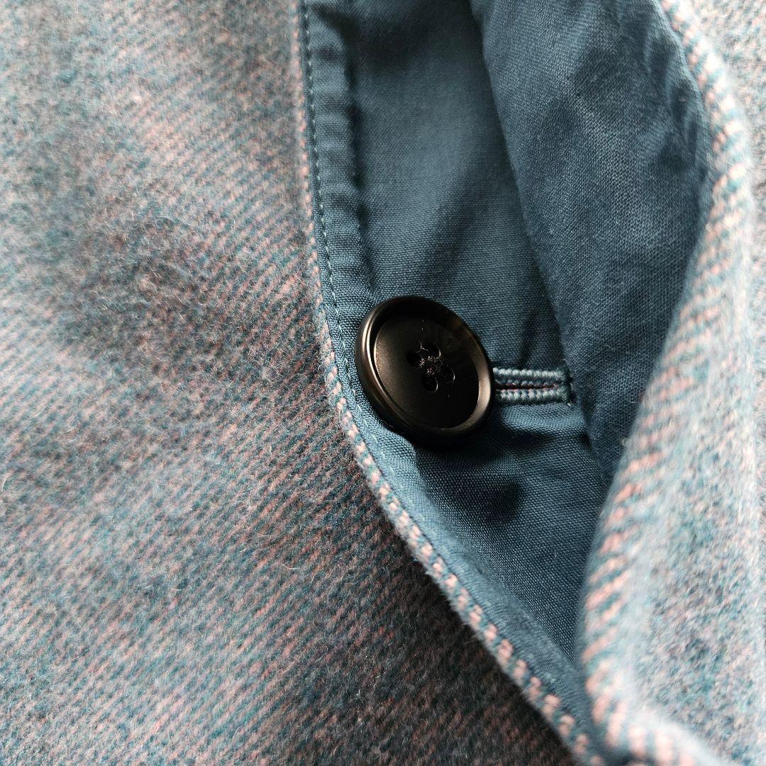 y*o様 CITEN スタンドカラー ポンチョ ブルー