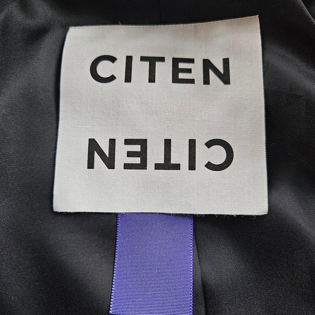 y*o様 CITEN スタンドカラー ポンチョ ブルー