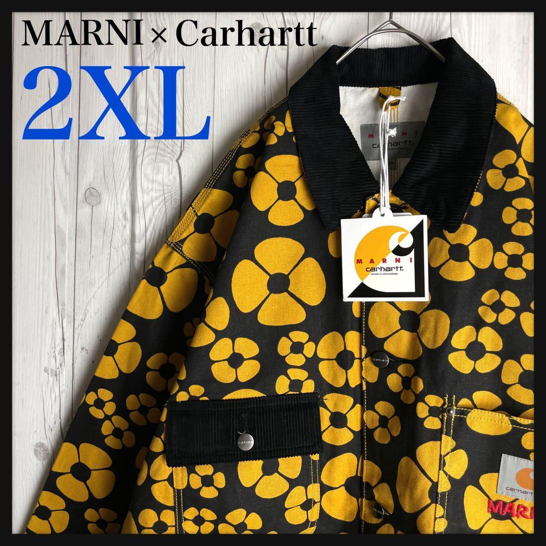 【超限定コラボ/タグ付き】マルニ×カーハートwip★襟コーデュロイ チョアコート