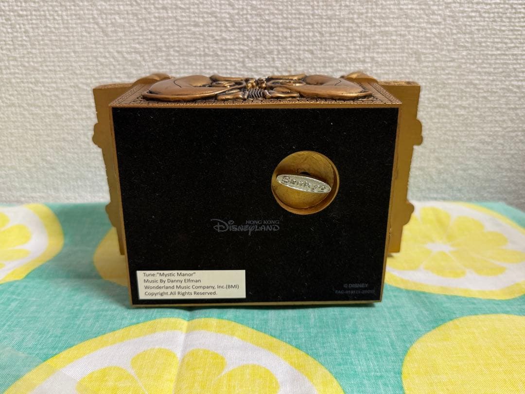 新品 希少 ミュージックボックス 香港ディズニー　ミスティックマナー オルゴール