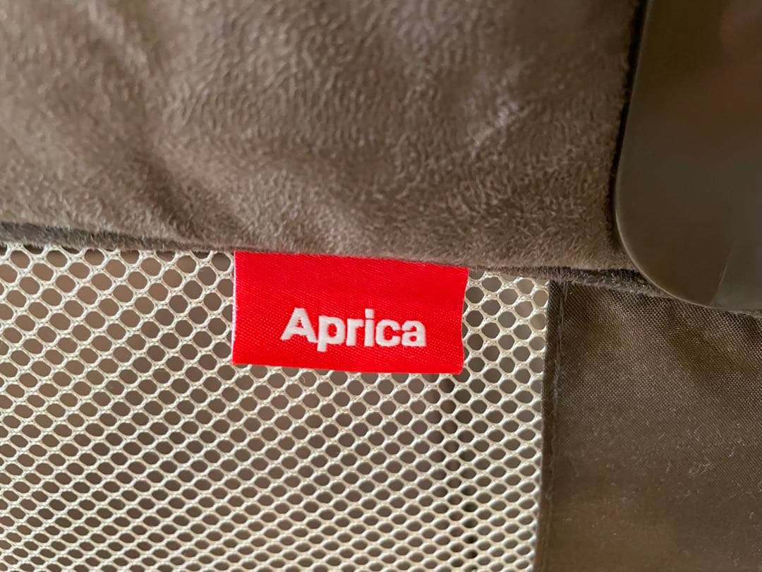 美品✨【Aprica/アップリカ】ココネルエアープラス ブラウン ベビーベッド