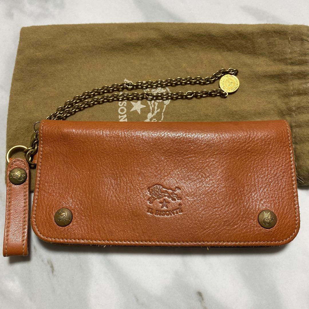 IL BISONTE /イルビゾンテ　レザー ウォレット&キーチェーン