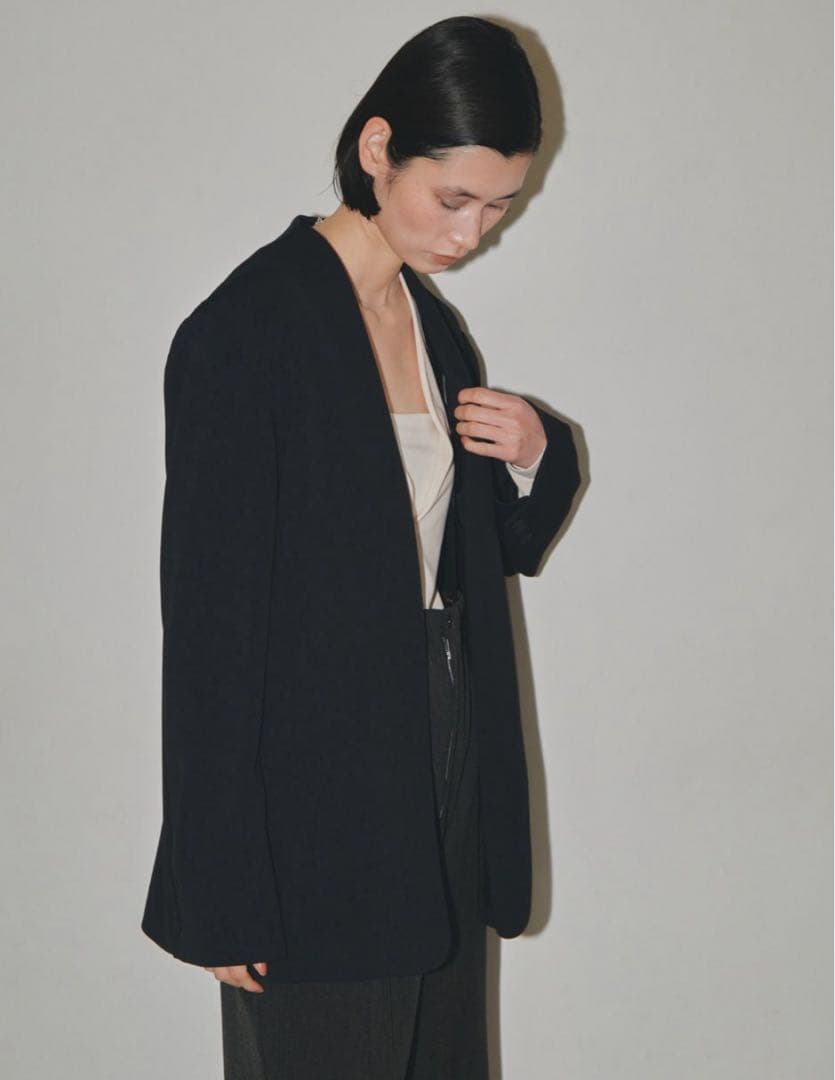 TODAYFUL トゥデイフル Collarless Twill JK 36