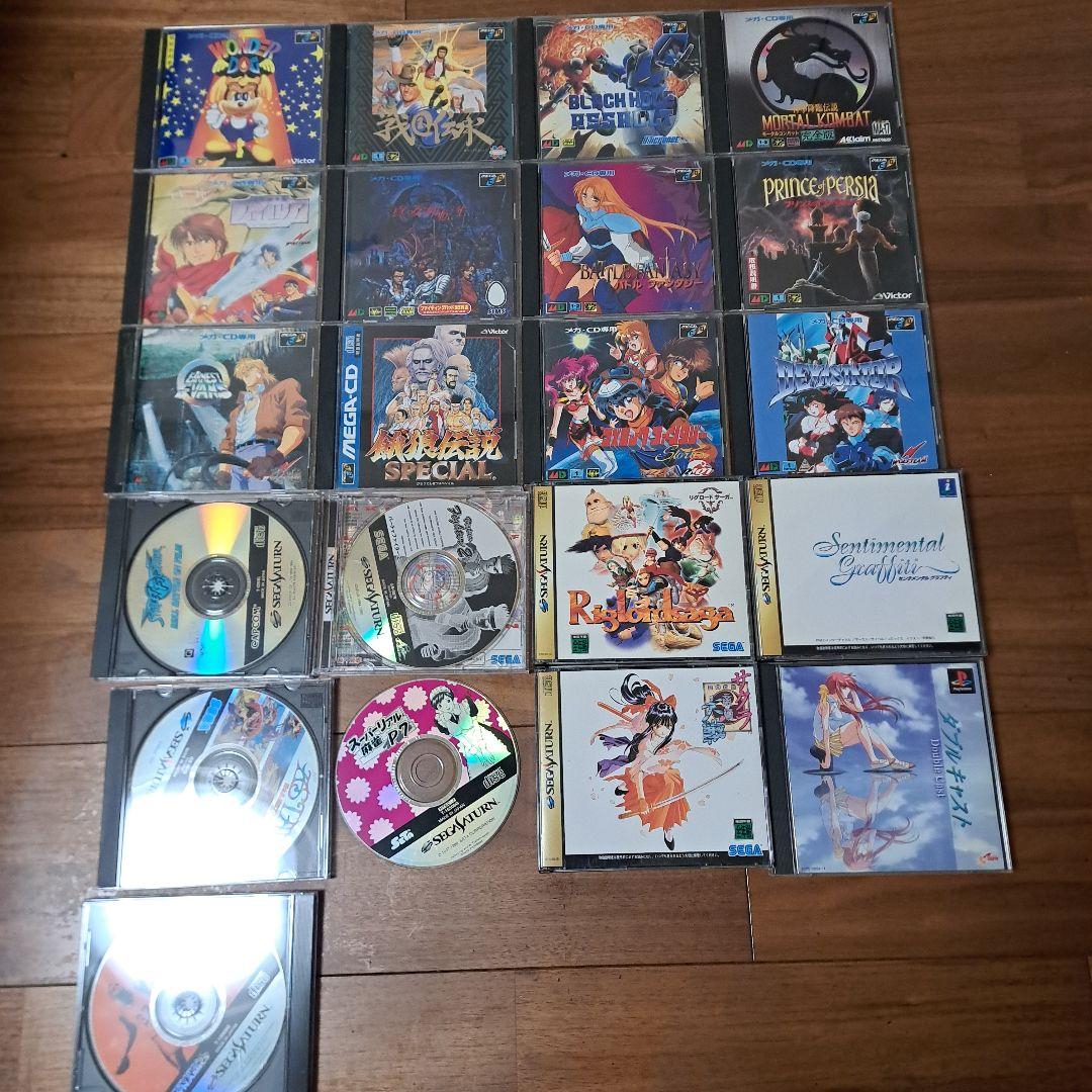 ハ*ん様 MEGA-CDセガサターンPlayStationソフトまとめ売り