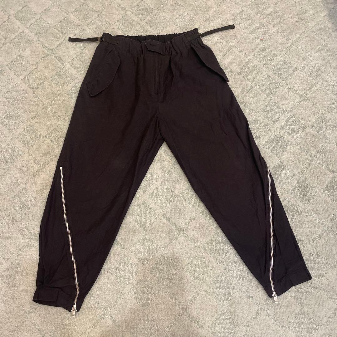 【雰囲気抜群❗️】Y's YOHJI YAMAMOTO 黒 ボンテージパンツ激レア