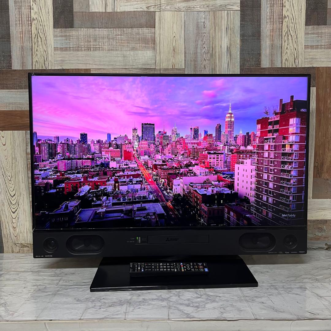 全国送料込❣️三菱4K液晶40型ブルーレイ＆HDD2TB内蔵テレビ YouTube