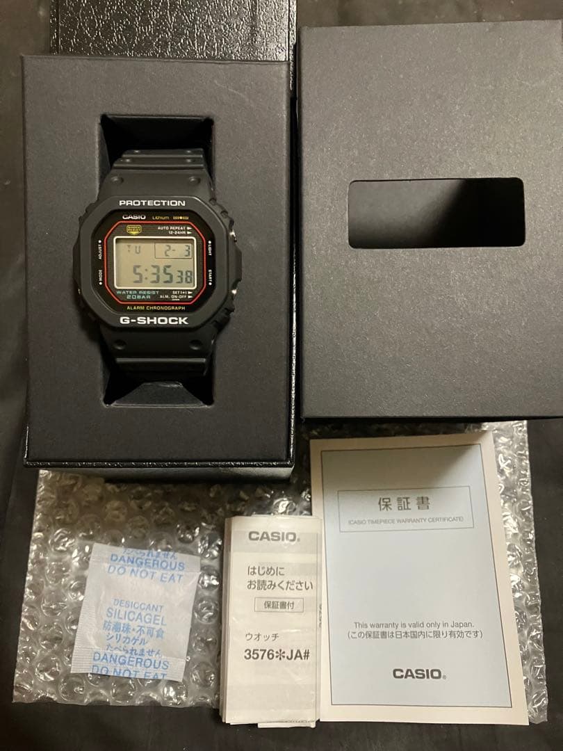 CASIO G-SHOCK DW-5000R-1AJF 新品未使用