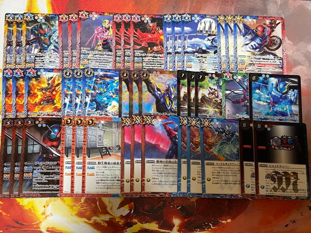 バトスピ 仮面ライダービルドデッキ、パーツ