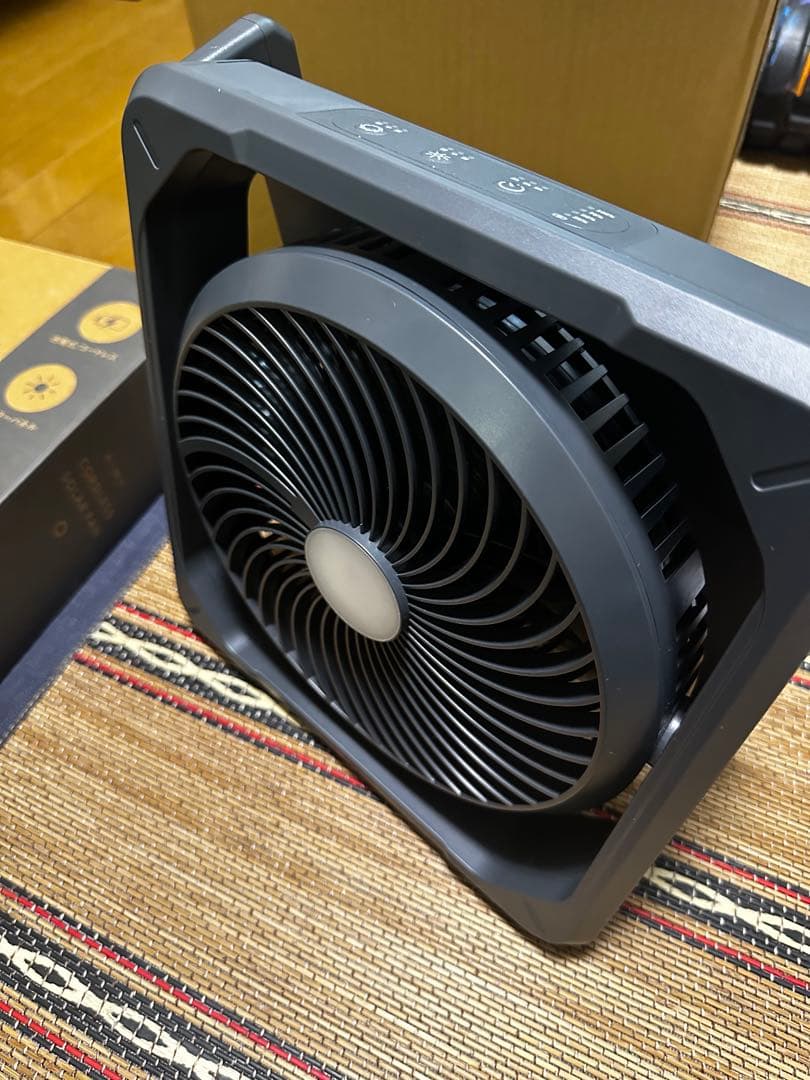 ★新品未使用★【AiMY/エイミー】コードレスソーラーファン