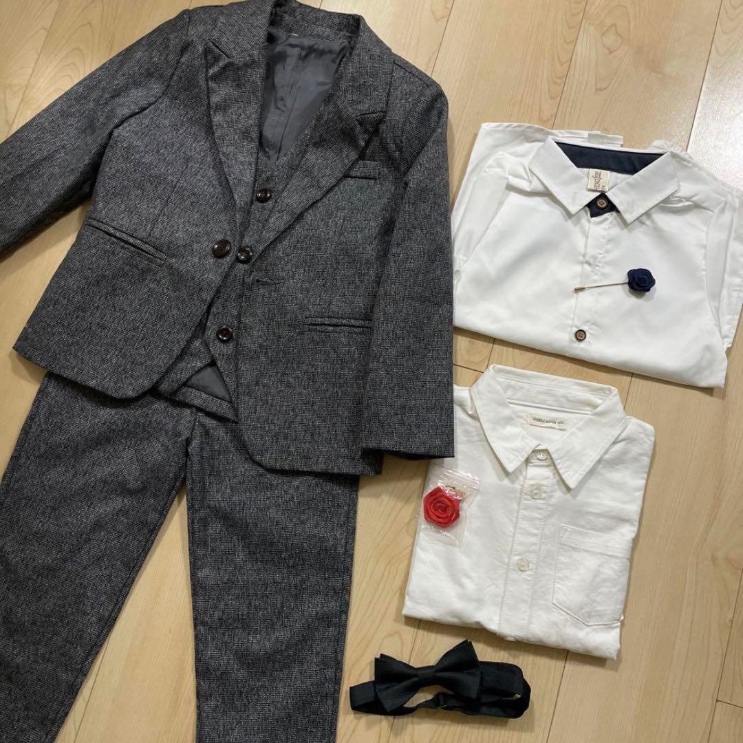 バーバリー　3WAYナイロンジャンパー　スーツ　 フォーマル　発表会　入学　卒園