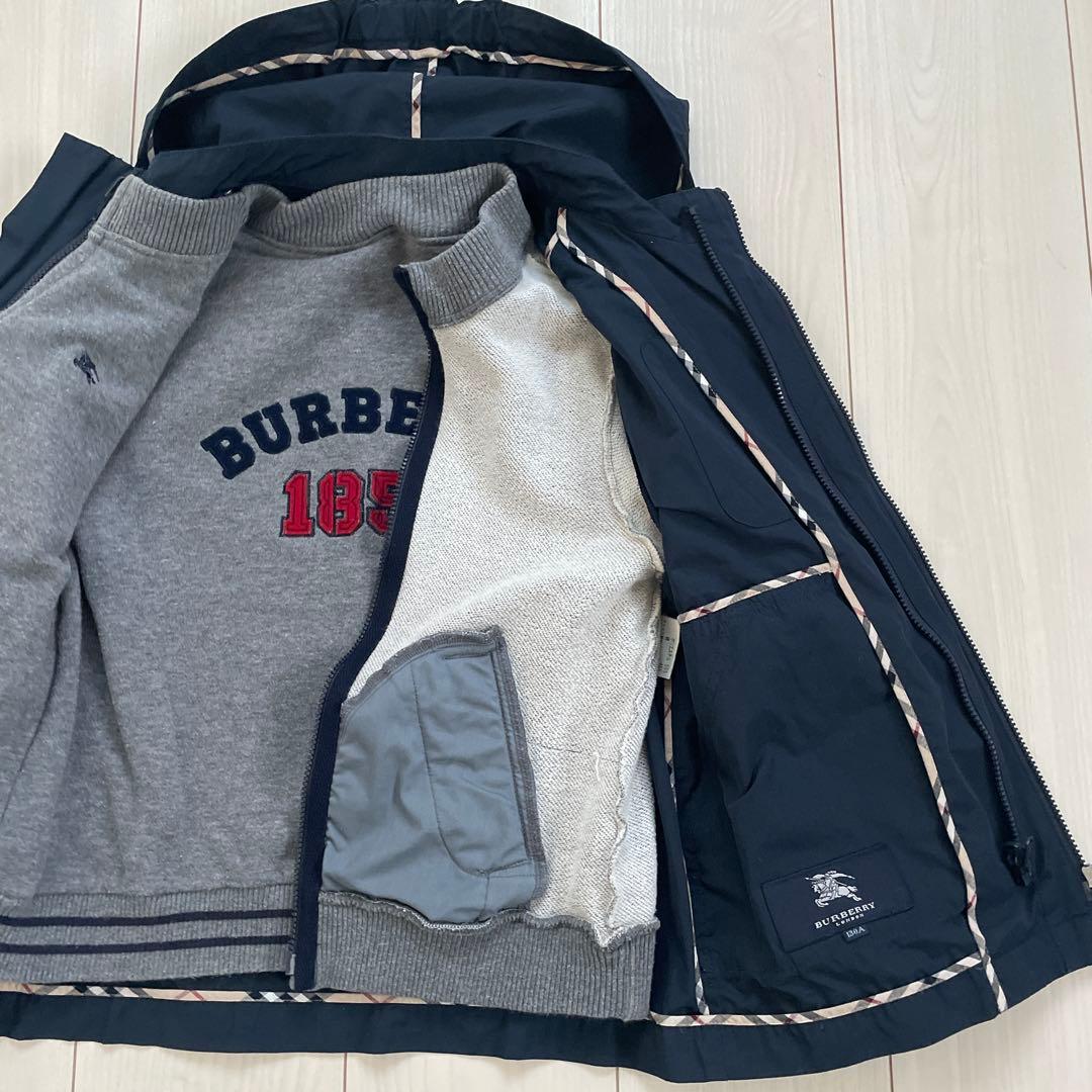 バーバリー　3WAYナイロンジャンパー　スーツ　 フォーマル　発表会　入学　卒園