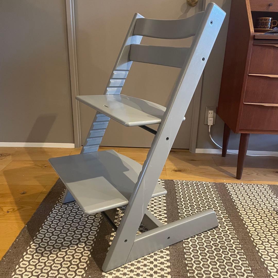 STOKKE トリップトラップ ハイチェア グレー