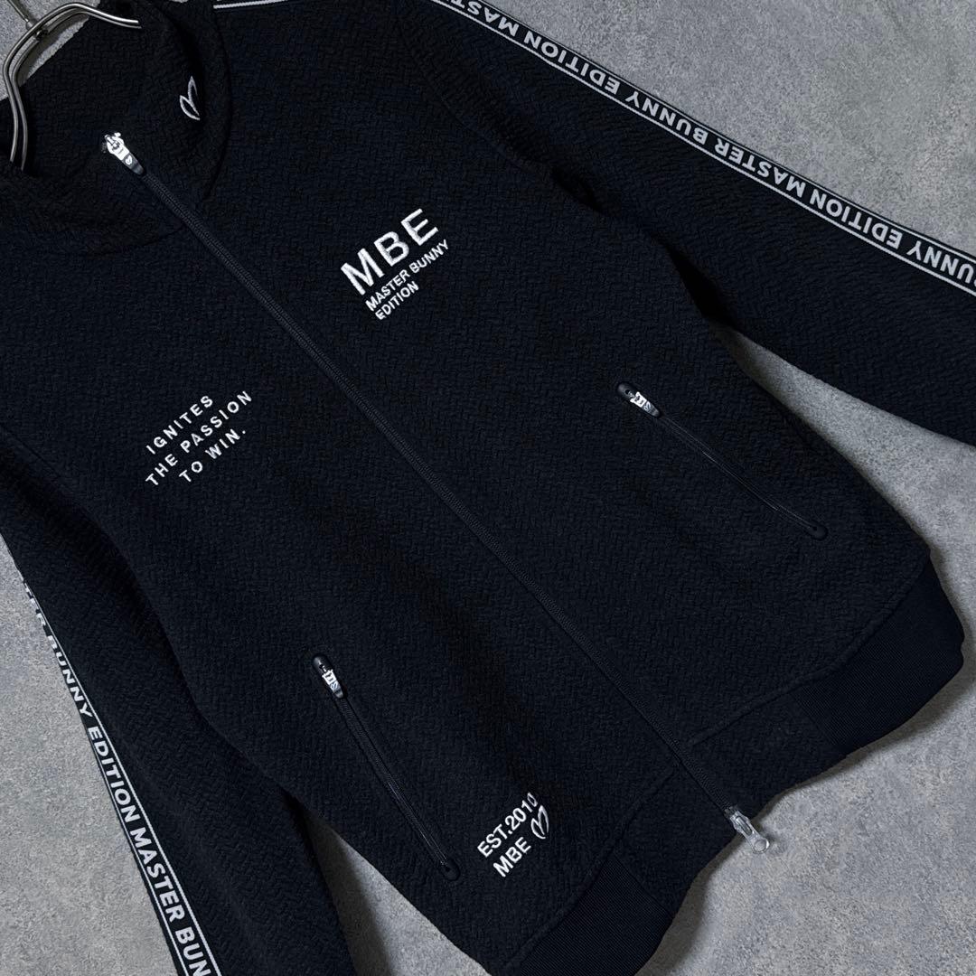 MBE マスターバニー ウール混 ジップ ジャケット アウター ブラック 1