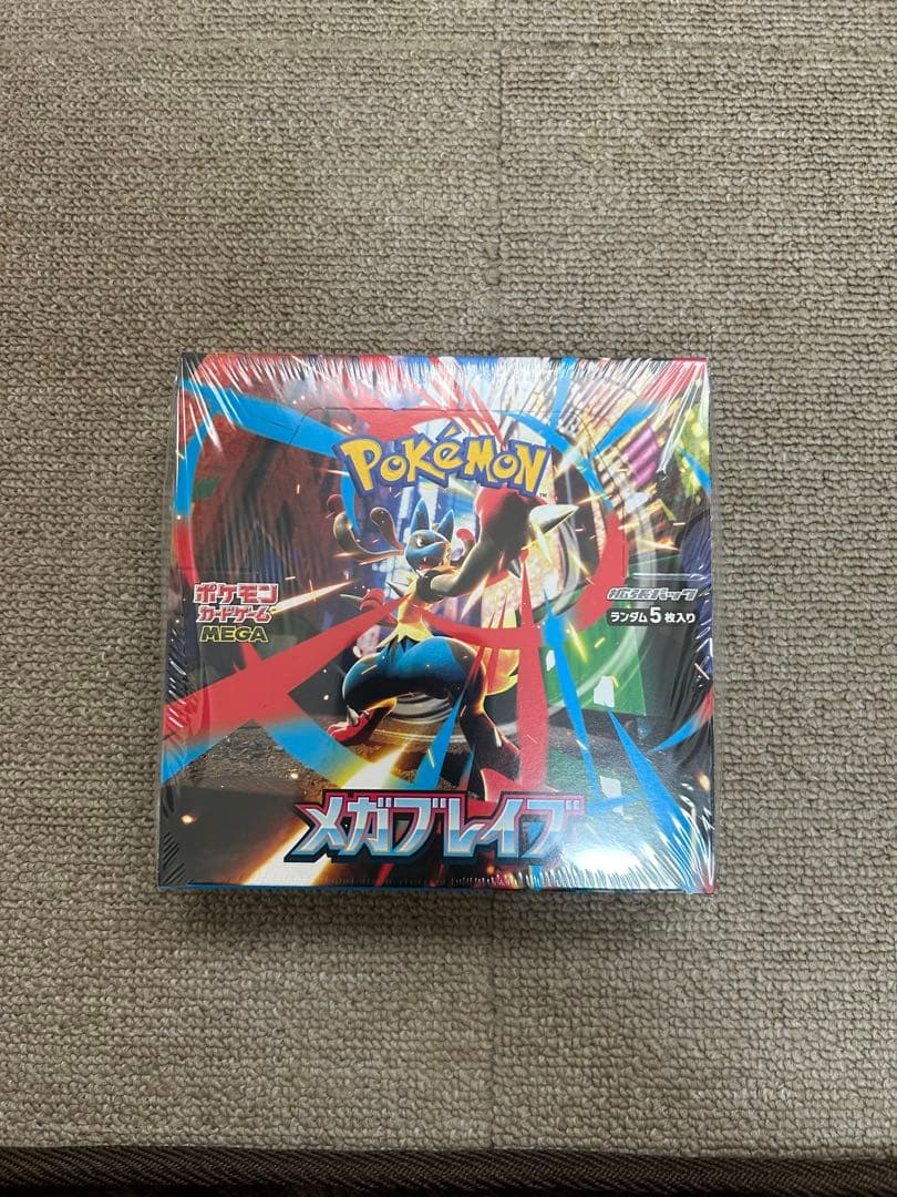 ポケモンカード メガブレイブ1BOX 未開封 シュリンク付