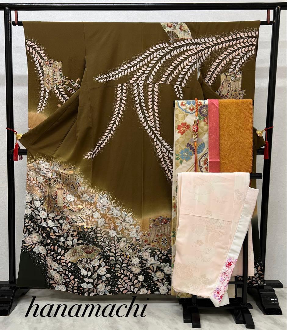 振り袖　フルセット　別誂長襦袢　成人式　翠山工房　辻ヶ花　金彩加工　桐屋　721