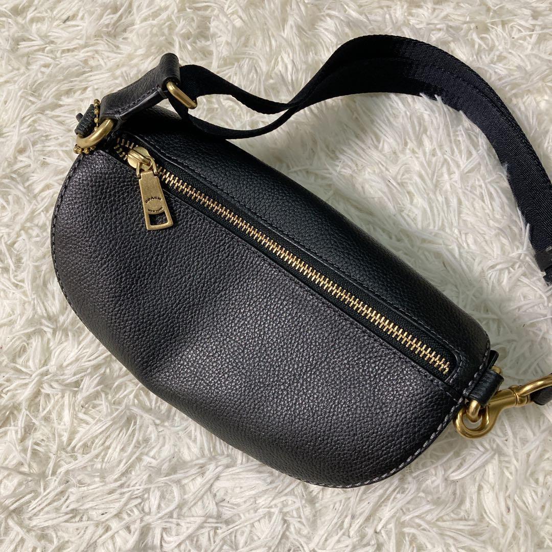 未使用保管品 コーチ ベサニー 黒 BETHANY BELT BAG CH813