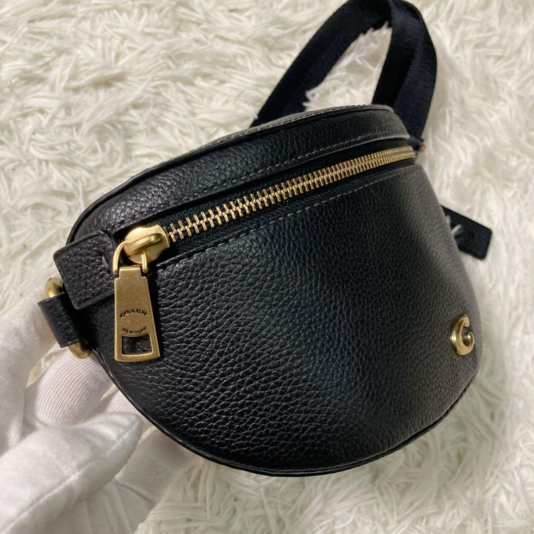未使用保管品 コーチ ベサニー 黒 BETHANY BELT BAG CH813