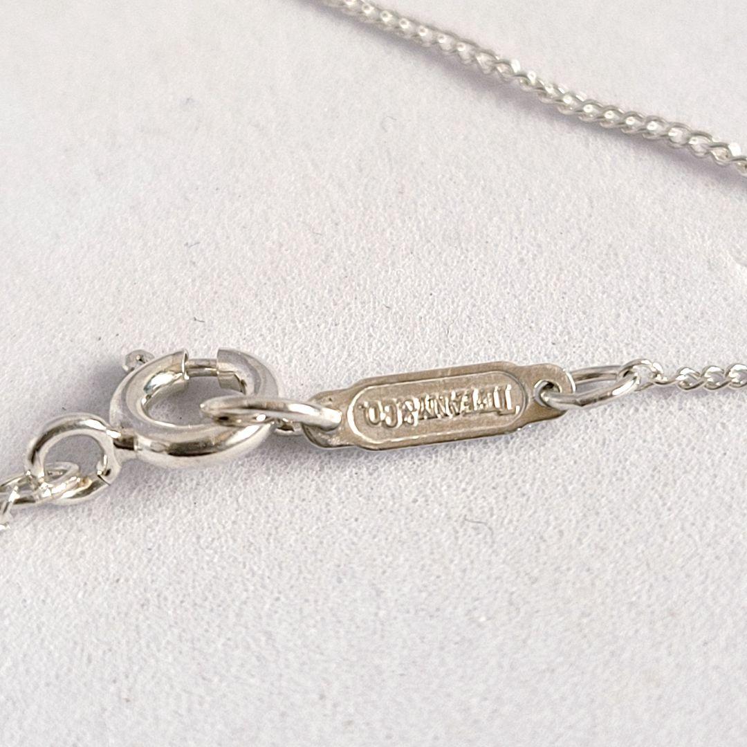 極美品✨️ ティファニー リボン ネックレス 廃盤品 シルバー ペンダント